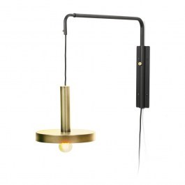 Wall Lamp Whizz 20168 E27 max 15W Satin Gold-Black Faro Barcelona GOLD