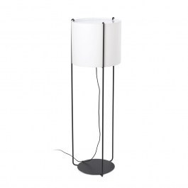 Floor Lamp Drum 24023-33 E27 15W Black - Beige Faro Barcelona BLACK-BEIGE