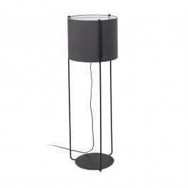 Floor Lamp Drum 24023-34 E27 15W Black - Grey Faro Barcelona BLACK-GREY