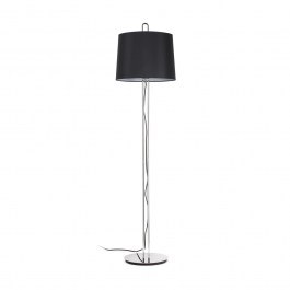 Floor Lamp Montreal 24037-09 Shiny Chrome - Black Faro Barcelona BLACK-CHROME