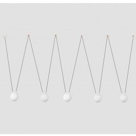 Ceiling Lamp Mine Space 28209-5L 5xE27 max 15W White Faro Barcelona WHITE