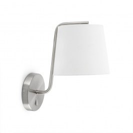 Wall Lamp Berni 29328 E27 15W Satin Nickel Faro Barcelona NICKEL