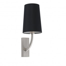 Φωτιστικό Τοίχου - Απλίκα Rem 29680-21 E27 max 15W Matt Nickel - Black Faro Barcelona BLACK-NICKEL