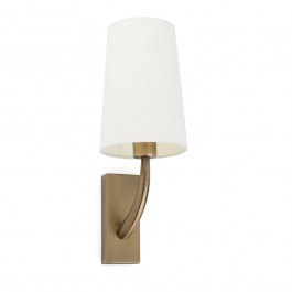 Φωτιστικό Τοίχου - Απλίκα Rem 29681-19 E27 max 15W Old Gold - White Faro Barcelona WHITE-BEIGE
