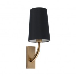Φωτιστικό Τοίχου - Απλίκα Rem 29681-21 E27 max 15W Old Gold - Black Faro Barcelona GOLD-BLACK