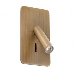 Wall Lamp Recessed Suau 62111 High Power LED 3W 3000K 140Lm Bronze Faro Barcelona BRONZE