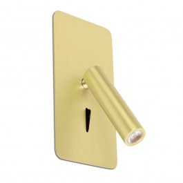 Wall Lamp Recessed Suau 62114 High Power LED 3W 3000K 140Lm Satin Gold Faro Barcelona GOLD