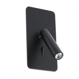 Wall Lamp Recessed Suau 62128 High Power LED 3W 3000K 140Lm Black Faro Barcelona BLACK