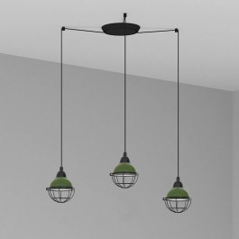 Ceiling Lamp Claire 62803-3L E27 15W Green Faro Barcelona GREEN