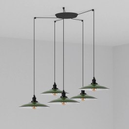 Ceiling Lamp Lang 62805-5L E27 15W Green Faro Barcelona GREEN