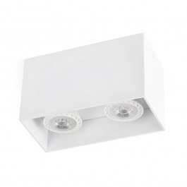 Ceiling Light - Spot Tecto 2xGU10 max 8W White Faro Barcelona WHITE