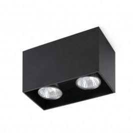 Ceiling Light - Spot Tecto 2xGU10 max 8W Black Faro Barcelona BLACK
