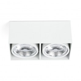 Ceiling Light - Spot Tecto 2xG53 AR111 max 15W White Faro Barcelona WHITE