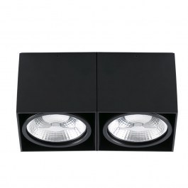 Ceiling Light - Spot Tecto 2xG53 AR111 max 15W Black Faro Barcelona BLACK