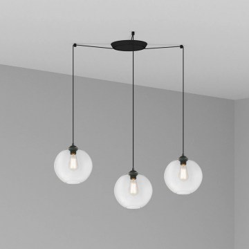 Ceiling Lamp Clara 64128-3L 3xE27 Black Faro Barcelona