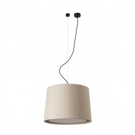 Φωτιστικό Οροφής Κρεμαστό Samba 64314-44 E27 max 15W Black-Beige Faro Barcelona BLACK-BEIGE