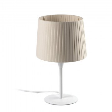 Επιτραπέζιο Φωτιστικό Samba 64316-35 E27 max 15W White-Beige Faro Barcelona