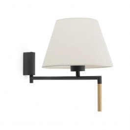 Wall Lamp Ron 64400-11 E27 max 15W Dark Grey - Beige Faro Barcelona GREY-BEIGE