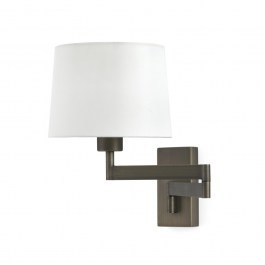 Φωτιστικό Τοίχου - Απλίκα Artis Articulated 68494-01 E27 max 15W Bronze - White Faro Barcelona BRONZE-WHITE