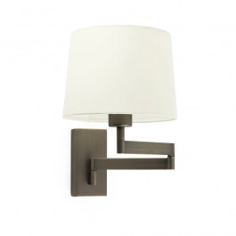 Φωτιστικό Τοίχου - Απλίκα Artis Articulated 68494-02 E27 max 15W Bronze - Beige Faro Barcelona BRONZE-BEIGE