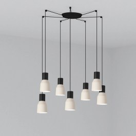 Ceiling Lamp Kombo 68592-7L E27 max 15W Beige Faro Barcelona BEIGE
