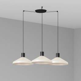 Φωτιστικό Οροφής Κρεμαστό Kombo 68596-3L ø40 E27 max 15W Beige Faro Barcelona BEIGE