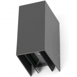 Φωτιστικό Τοίχου-Απλίκα Blind 70634 7,4x10,5x16,5cm 2xLed 180lm 6W 3000K Dark Grey Faro Barcelona DARK GREY