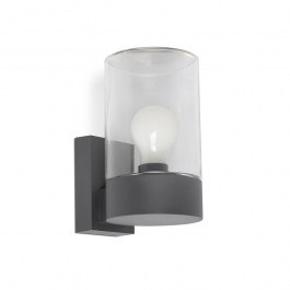 Wall Lamp Kila 71743 E27 max 15W Dark Grey-Transparent Faro Barcelona CLEAR