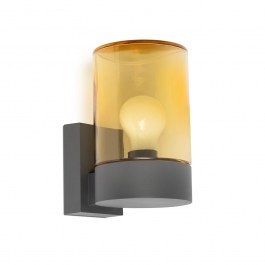 Wall Lamp Kila 71745 E27 max 15W Dark Grey-Orange Faro Barcelona ORANGE