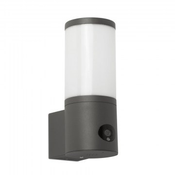 Wall Lamp Orwel 75701 Με Κάμερα LED LED 13W 3000-6000K Dark Grey Faro Barcelona