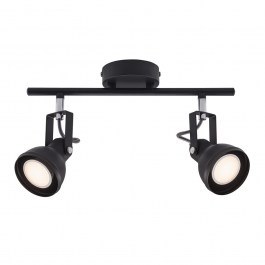 Ceiling Light - Spot Aslak 2 45730103 GU10 35W Black Nordlux BLACK