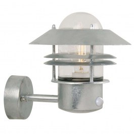 Wall Lamp With Sensor Blokhus Up 25031031 25x23cm 1xE27 60W IP54 Steel Nordlux STEEL