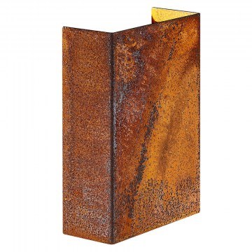 Φωτιστικό Τοίχου Fold 10 2019041038 10,5x14,8cm Led 2x250Lm 3,5W 3000K IP54 Corten Nordlux