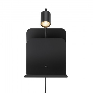 Φωτιστικό Τοίχου Roomi 2112551003 24,8x28,2cm 1xGU10 35W Black Nordlux