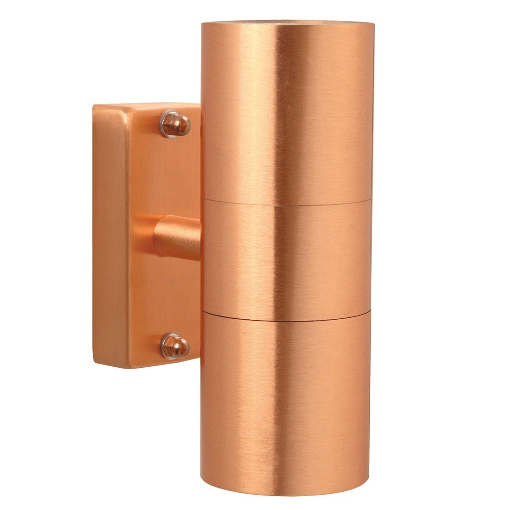 Φωτιστικό Τοίχου Tin Double 21279930 11,5x17cm 2xGU10 35W IP54 Copper Nordlux
