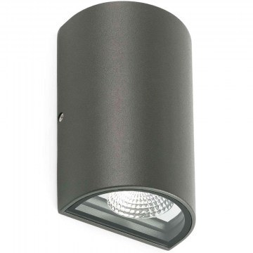 Wall Lamp-Sconce Lace 70811 10x7x16cm 2xLed 315lm 6W 4000K Dark Grey Faro Barcelona