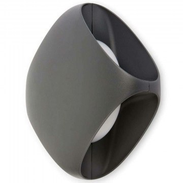 Wall Lamp-Sconce Bu-Oh 71212 15,5x9x15,5cm Led 310lm 12W 3000K Dark Grey Faro Barcelona