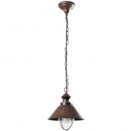 Ceiling Lamp Nautica 260 71138 Φ26x101,5cm 1xE27 15W Rust Brown Faro Barcelona RUST