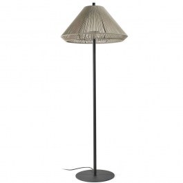 Φωτιστικό Δαπέδου Saigon 71569-09 Φ66,5x195cm 1xE27 15W Beige-Dark Grey Faro Barcelona DARK GREY-BEIGE