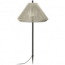 Φωτιστικό Δαπέδου Saigon 71575P-09 Φ66,5x137cm 1xE27 15W Beige-Dark Grey Faro Barcelona DARK GREY-BEIGE