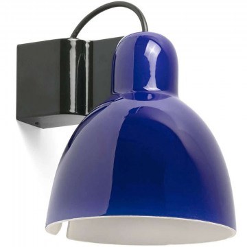 Φωτιστικό Τοίχου-Απλίκα Venice 64274 Φ16,4x20x17,4cm 1xE27 15W Blue Faro Barcelona