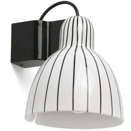 Wall Lamp-Sconce Venice 64273 D16,4x20x17,4cm 1xE27 15W Black-White Faro Barcelona BLACK-WHITE