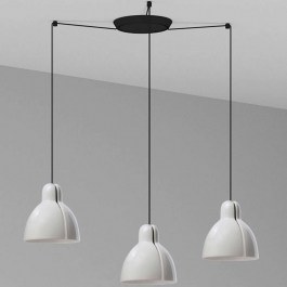 Φωτιστικό Οροφής Venice 64255-111-3L Φ20cm 3xE27 15W White Faro Barcelona WHITE