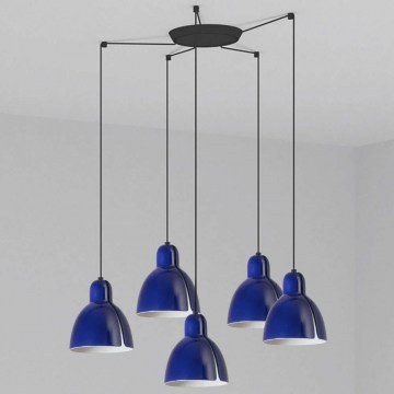 Ceiling Lamp Venice 64255-115-5L D20cm 5xE27 15W Blue Faro Barcelona