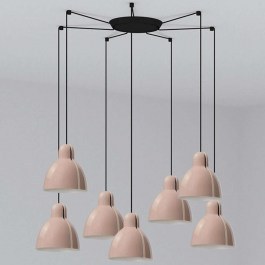 Ceiling Lamp Venice 64255-113-7L D20cm 7xE27 15W Pink Faro Barcelona PINK