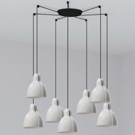 Ceiling Lamp Venice 64255-111-7L D20cm 7xE27 15W White Faro Barcelona WHITE