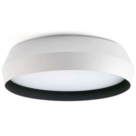 Ceiling Lamp Shoku 64278 D35x9,3cm Dim Led 24W 2700K Black-White Faro Barcelona BLACK-WHITE