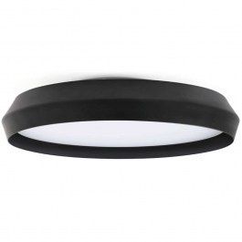 Ceiling Lamp Shoku 64282 D60x9,3cm Dim Led 40W 2700K Black Faro Barcelona BLACK