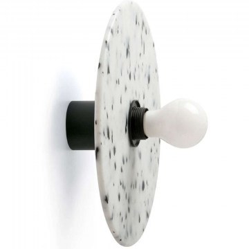 Φωτιστικό Τοίχου Confetti 62173-50 Φ30x7cm 1xE27 15W Black-White Faro Barcelona