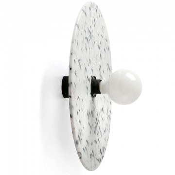 Φωτιστικό Τοίχου Confetti 62173-51 Φ45x7cm 1xE27 15W Black-White Faro Barcelona